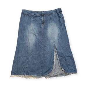 Cato Blue Denim Maxi Skirt